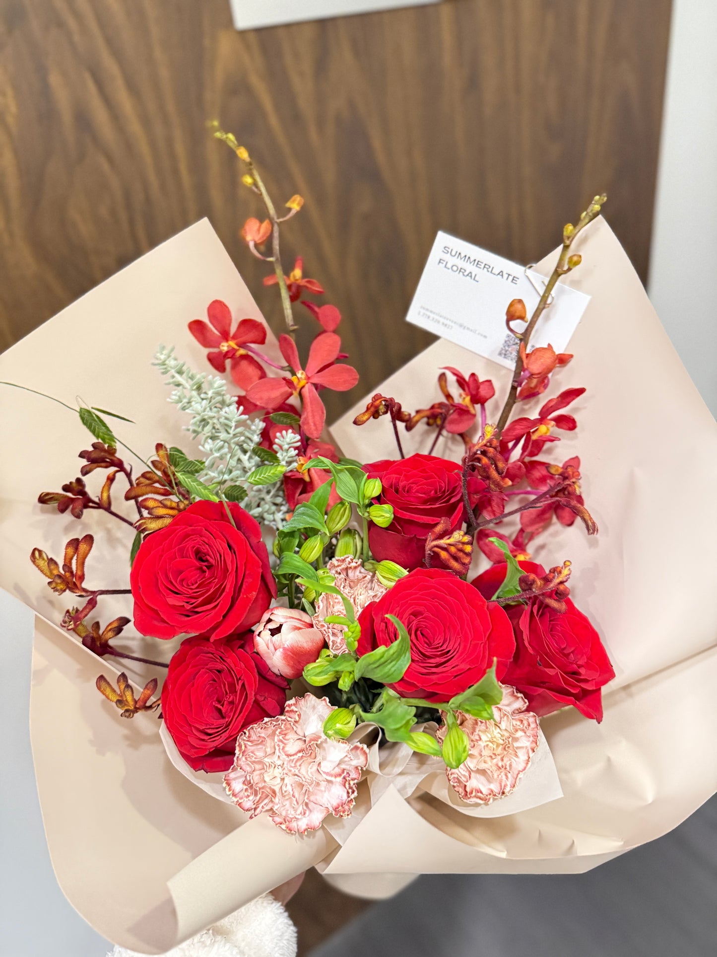 Red Seasonal bouquet