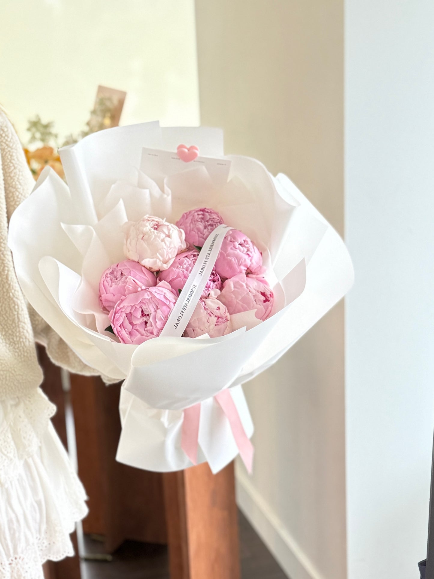 Pink Peony bouquet