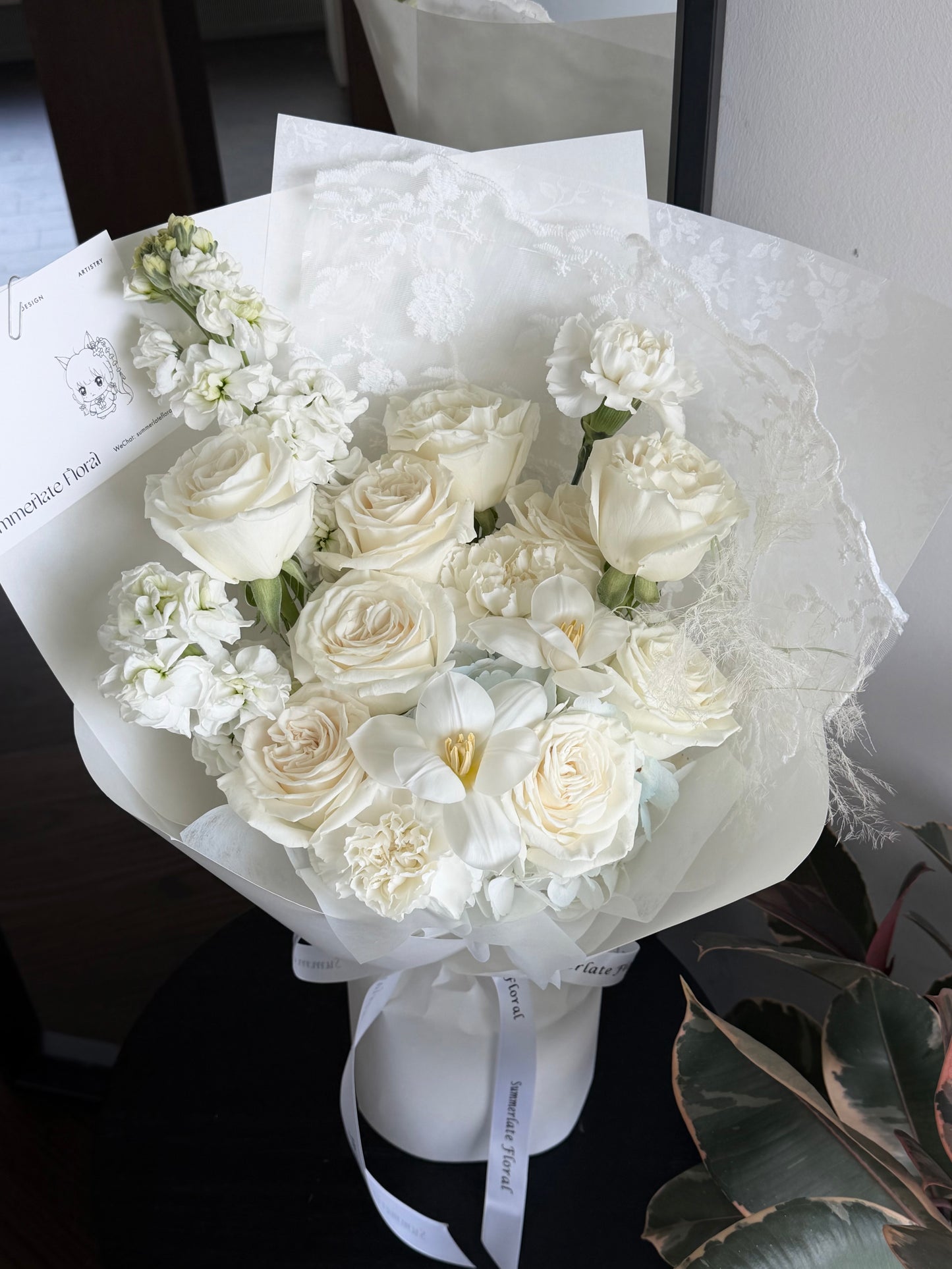 Winter Lace Bouquet