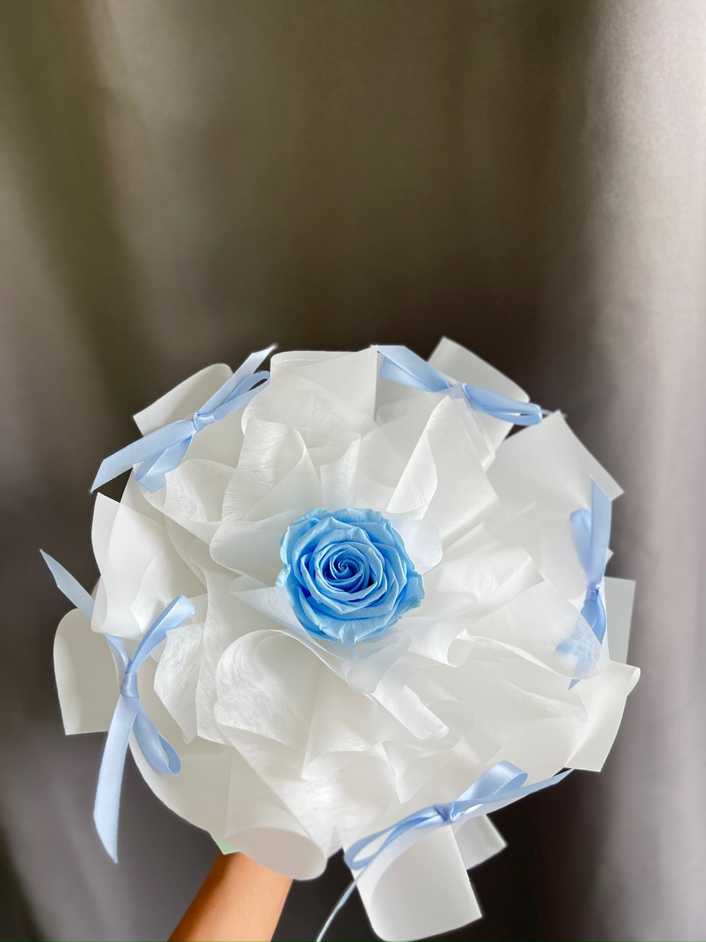 single preserved rose bouquet