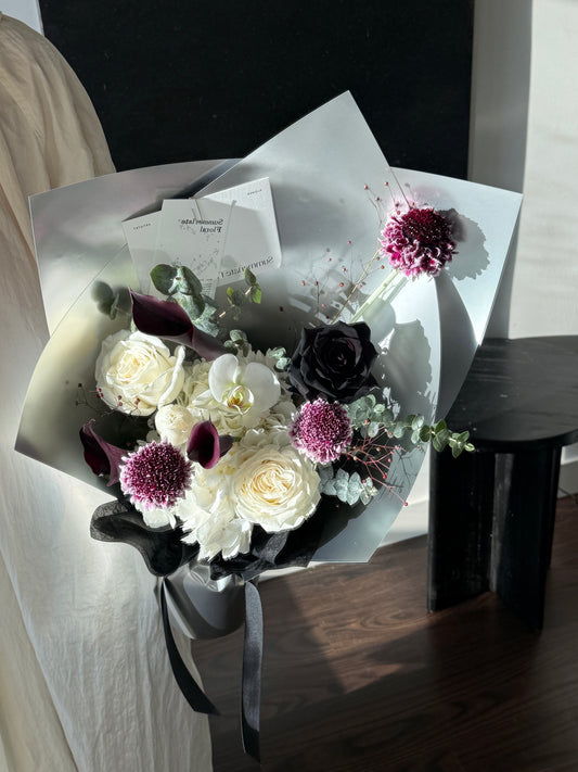 Silver Noir Bouquet