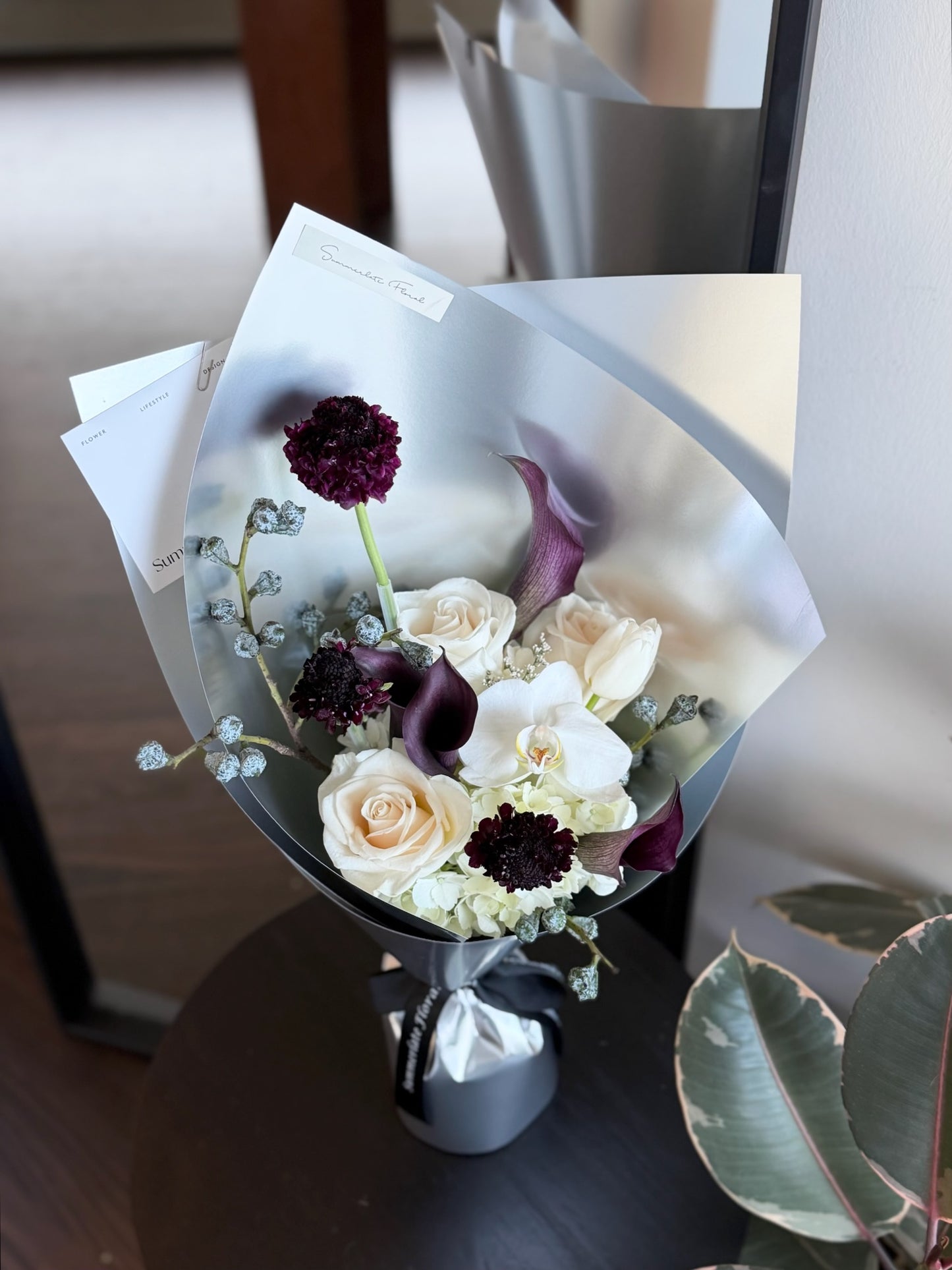 Silver Noir Bouquet