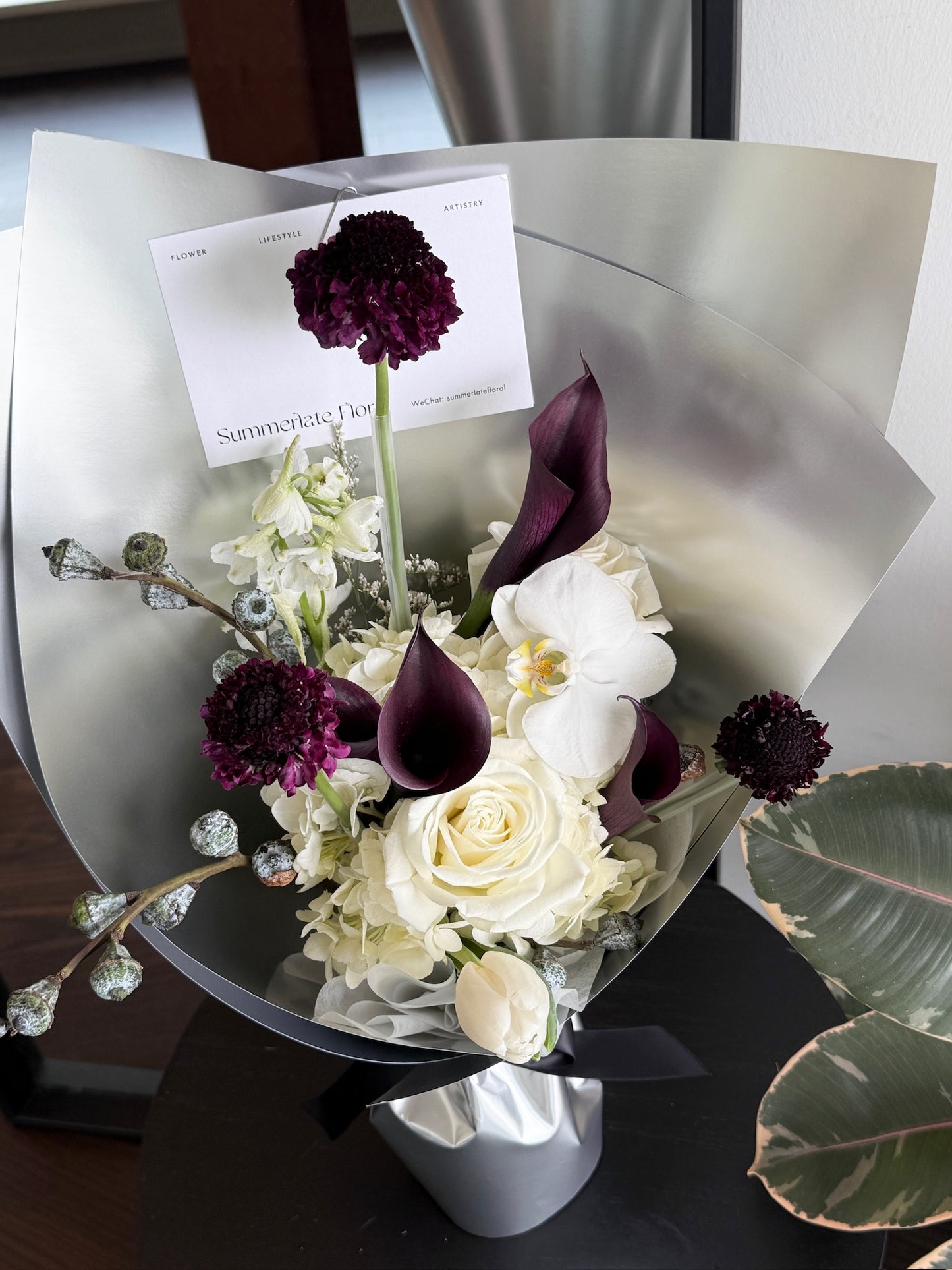 Silver Noir Bouquet