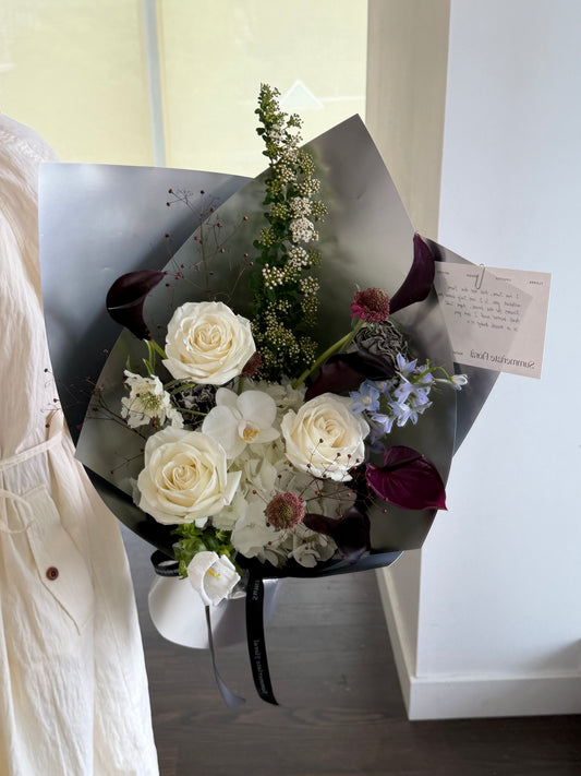 Silver Noir Bouquet