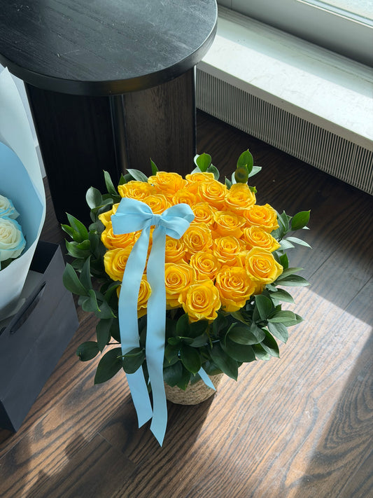 Rose Basket Collection - Sunshine