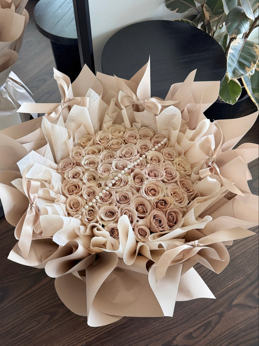 Antique Blush Rose Bouquet