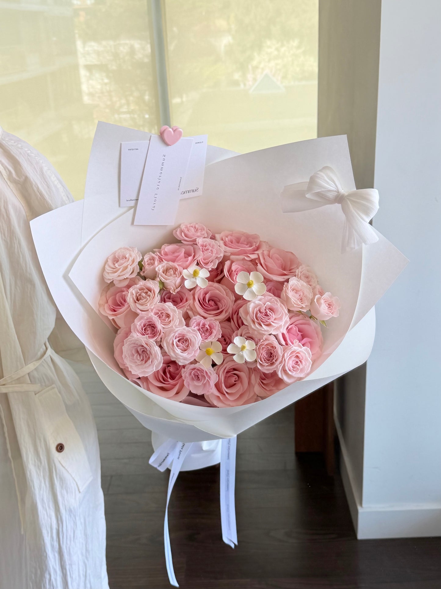 Sweet Blush Rose Bouquet