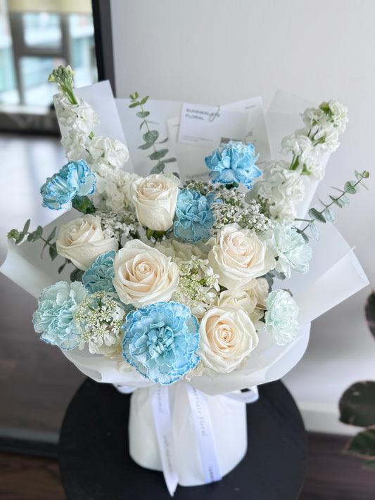 Icy Blue Bloom
